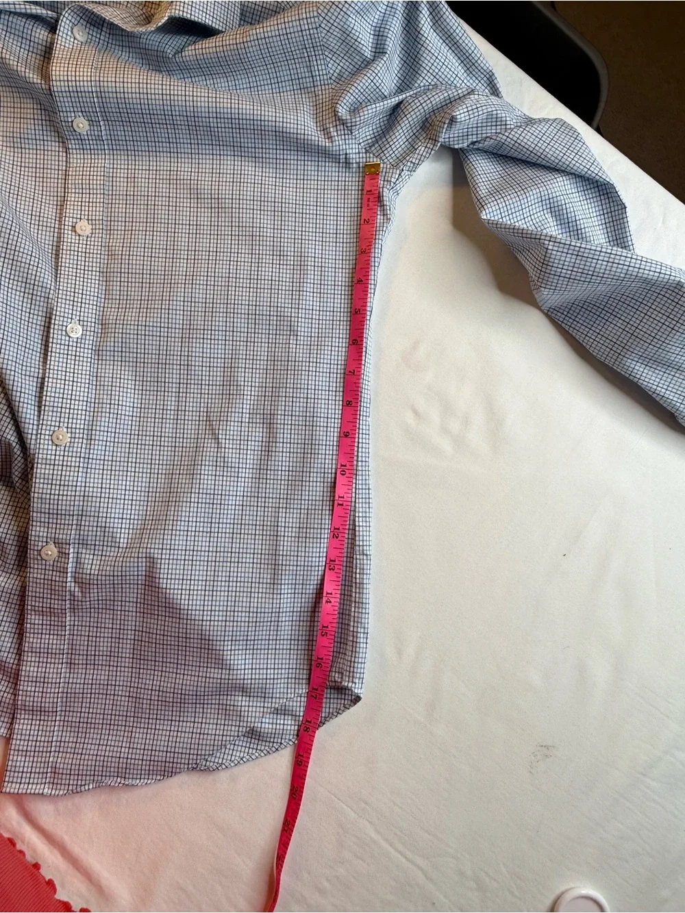 J. Crew Slim Fit Light Blue Micro-Check Dress Shirt